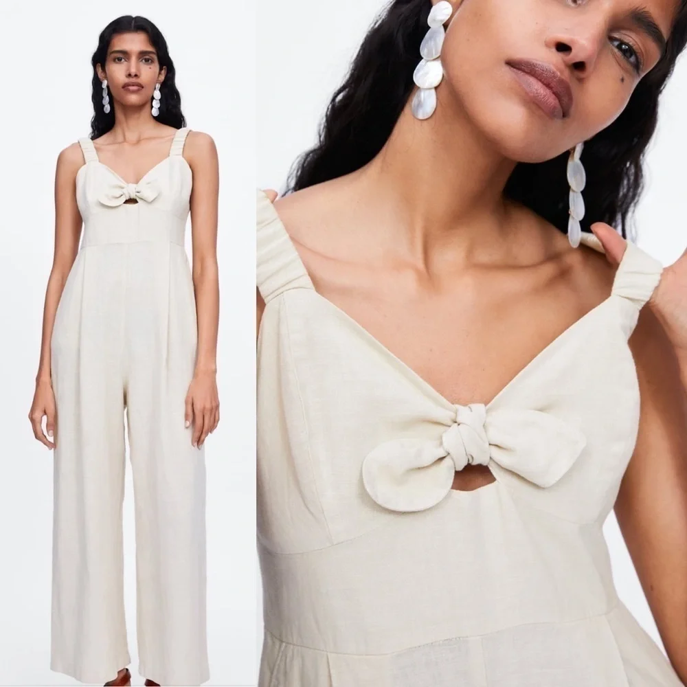 ZARA Knotted Jumpsuit